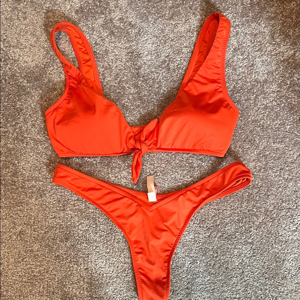 Victoria's Secret Bold Orange Swimwear